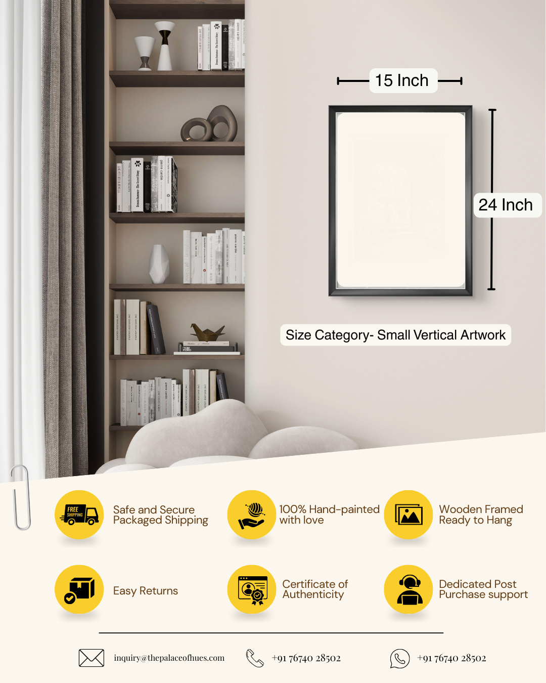 Madhubani - Lady in the Grove The Palace of Hues