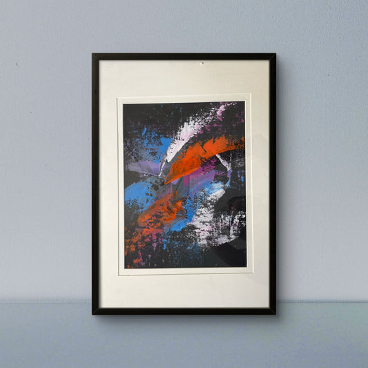 Aurora Motion - Textured Abstract Art