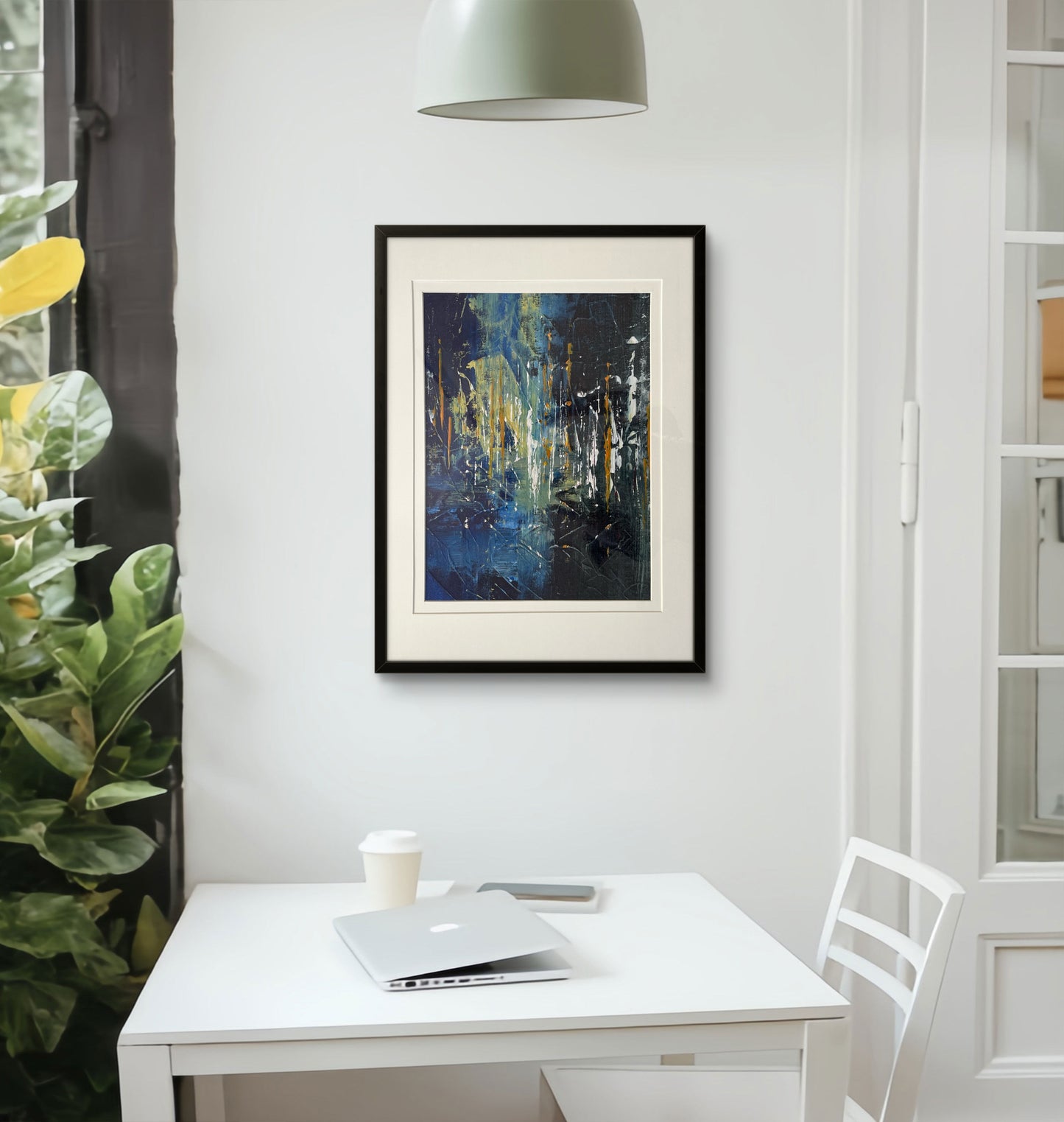 Nocturne Glaze - Textured Abstract Art