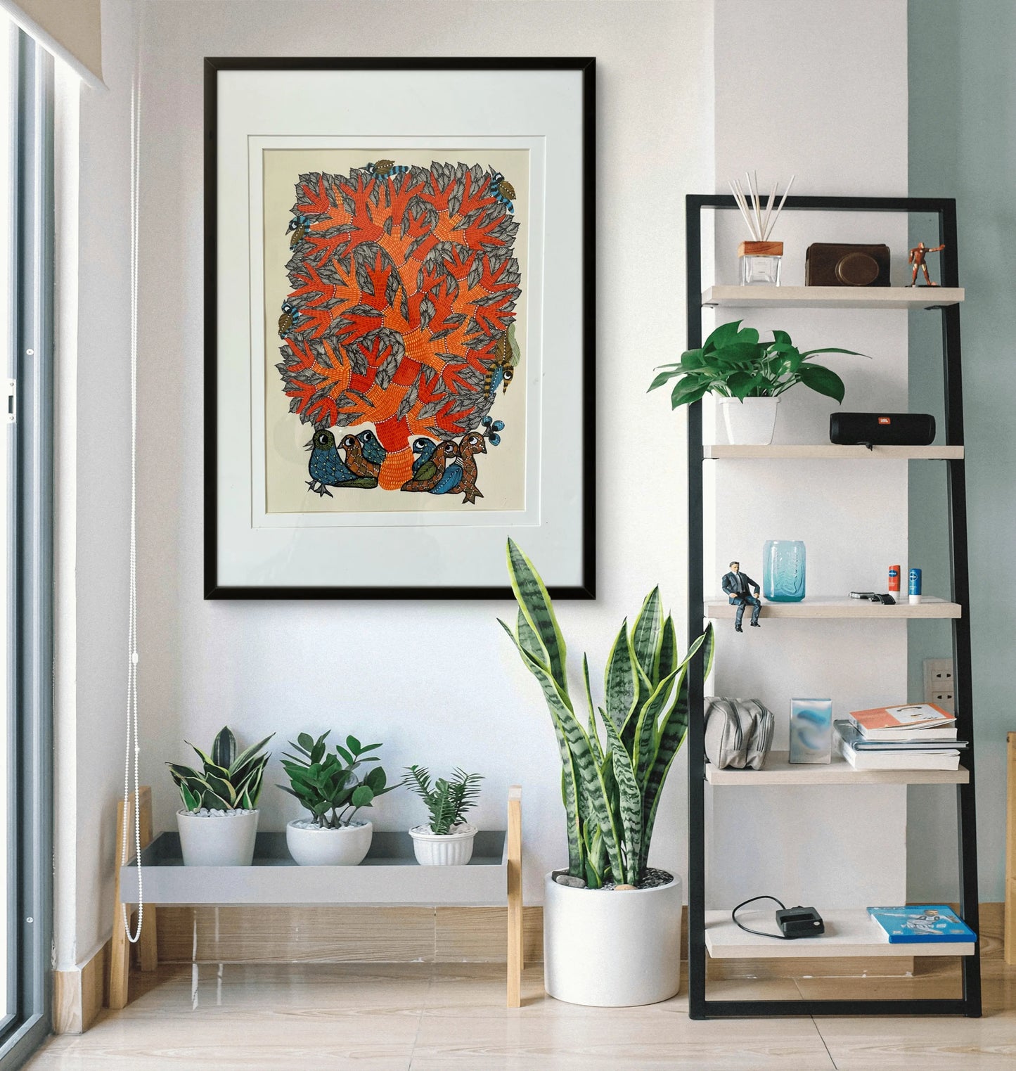 Gond Art - Tree of Many Stories The Palace of Hues