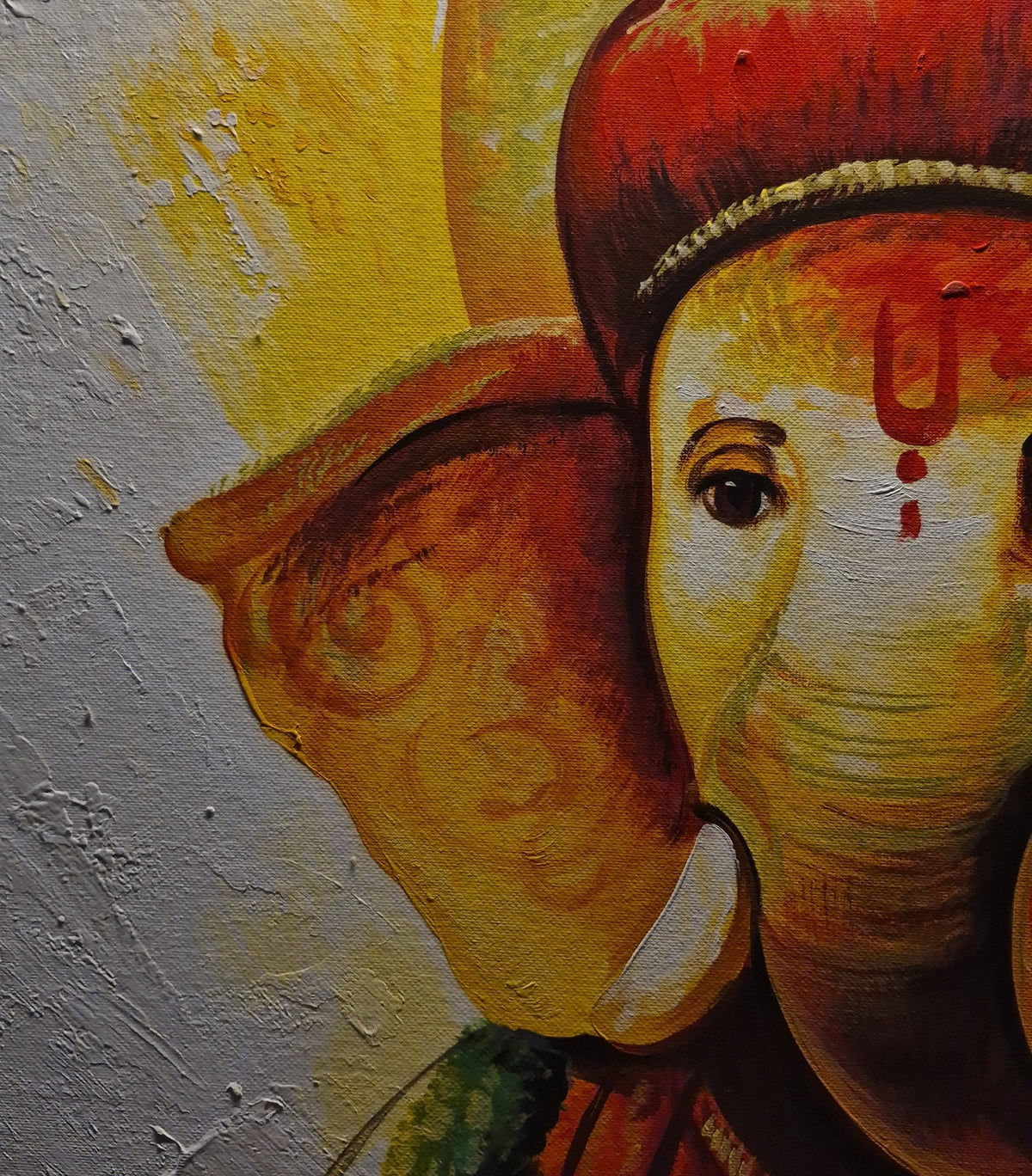 Serene Ganesha Textured The Palace of Hues
