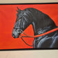 Crimson Black Horses Set of 2 The Palace of Hues