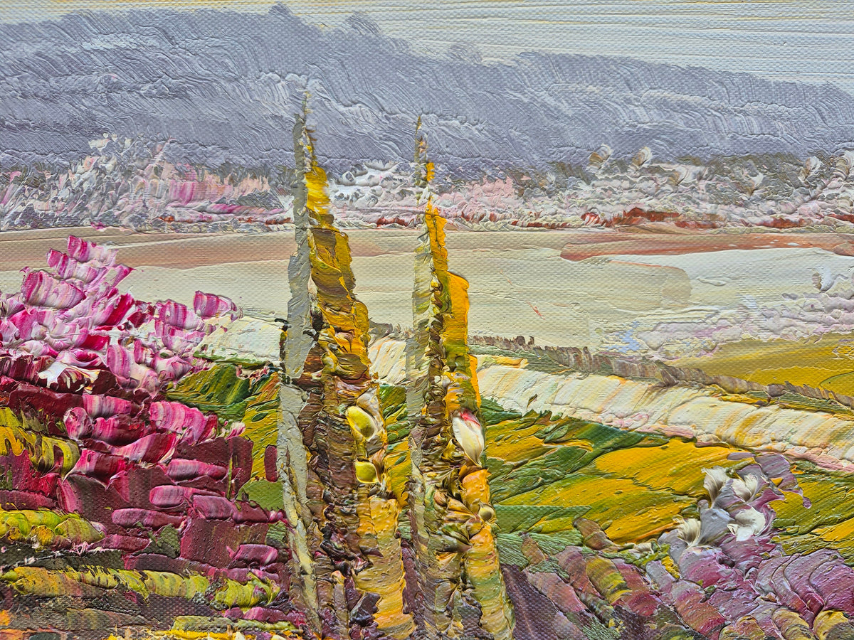 Valley of Sunflowers Textured Medium Size