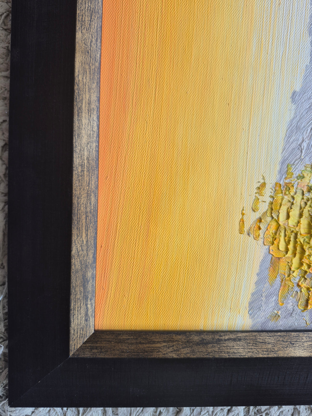Valley of Sunflowers Textured Medium Size