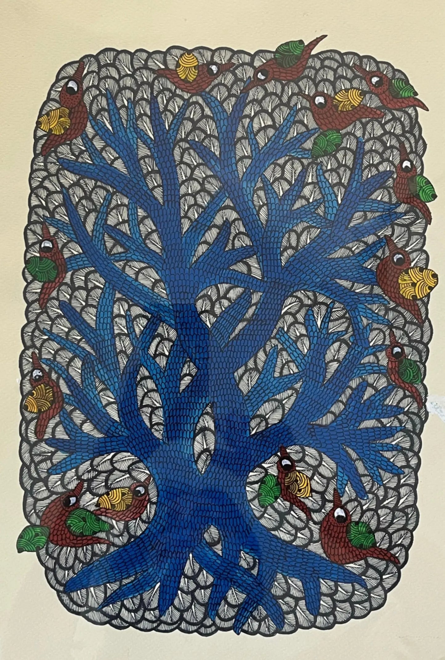 Gond Art - Guardians of Forests The Palace of Hues