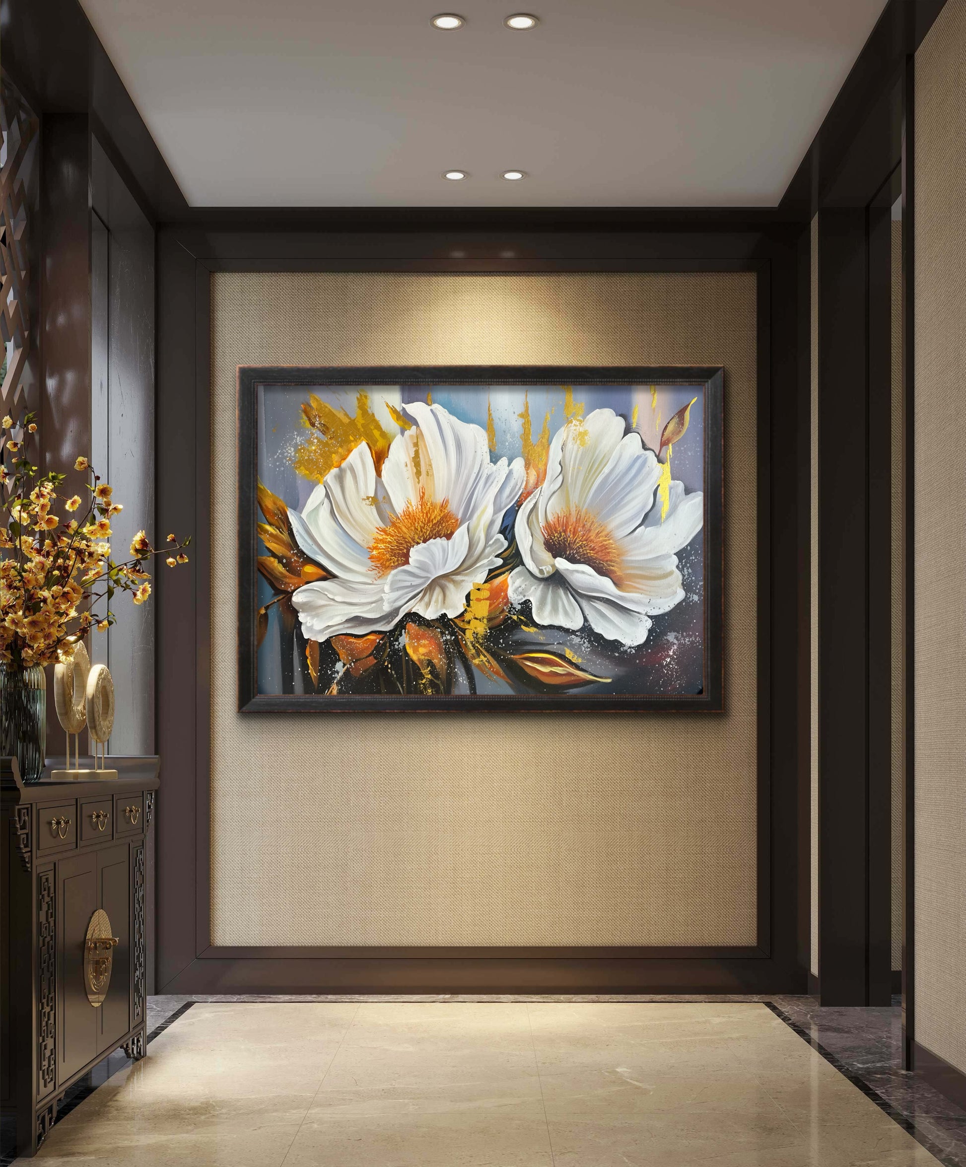 Golden Petals The Palace of Hues