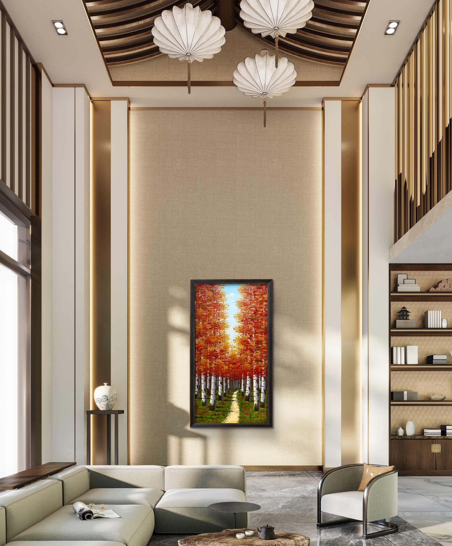 Autumn Pathway The Palace of Hues