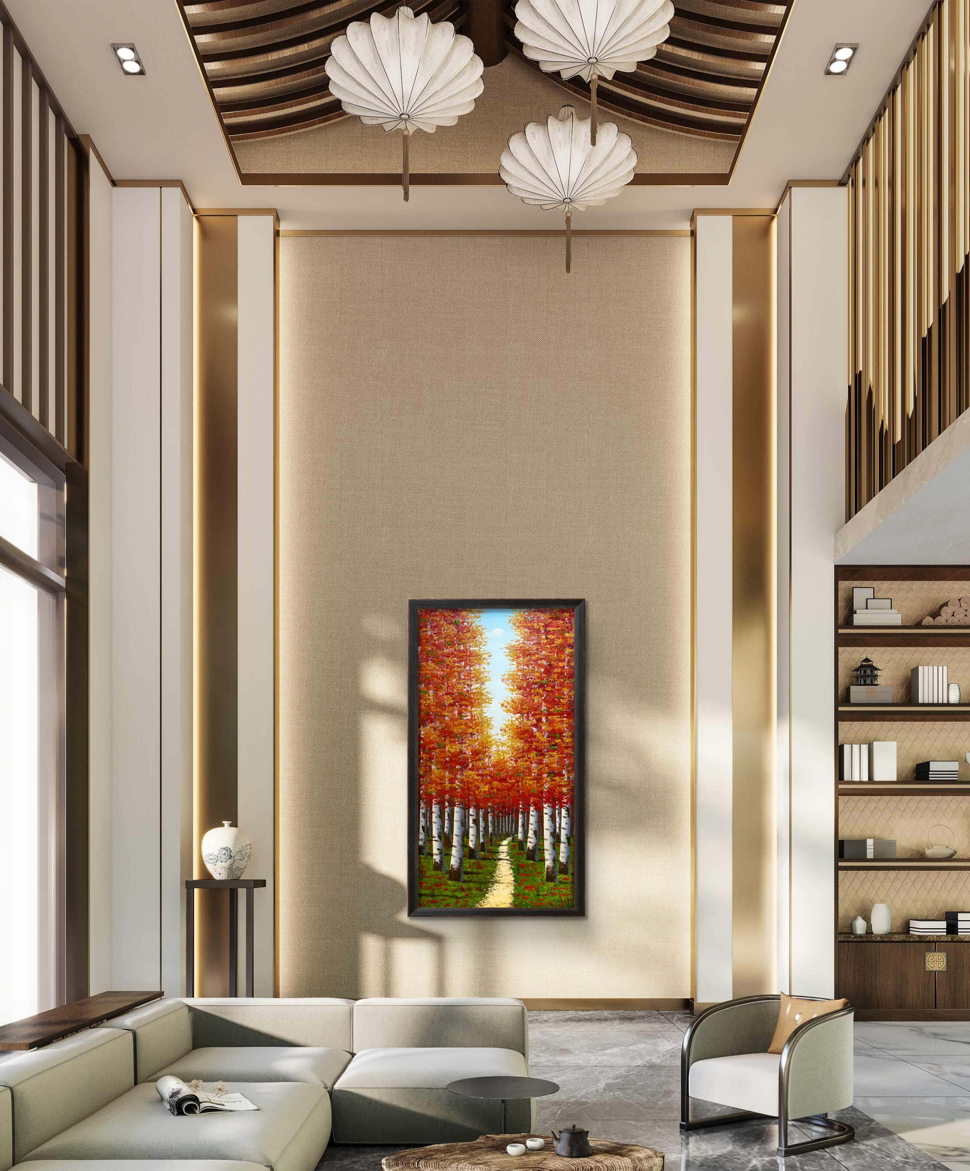 Autumn Pathway The Palace of Hues