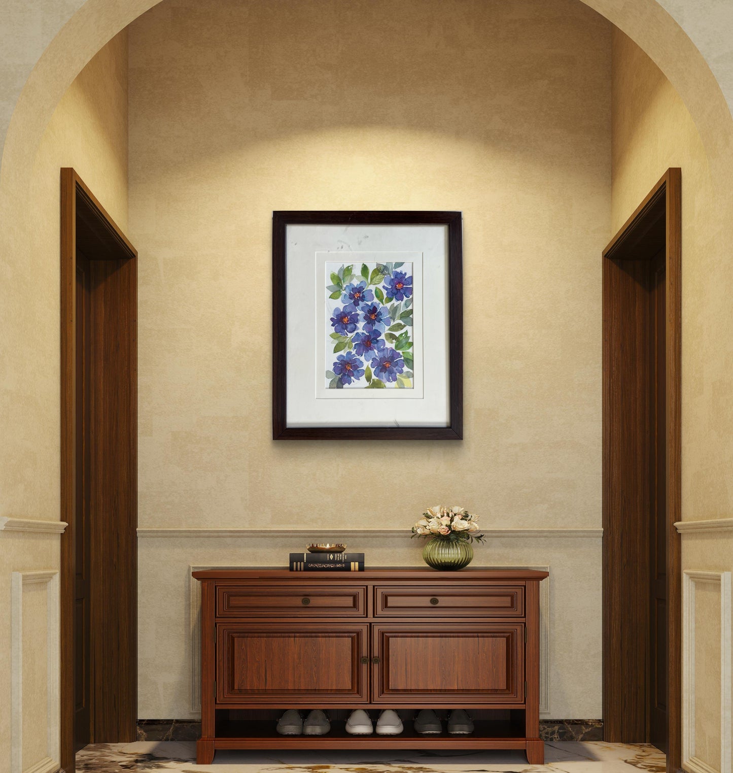 Blue Buds Blossoms II The Palace of Hues