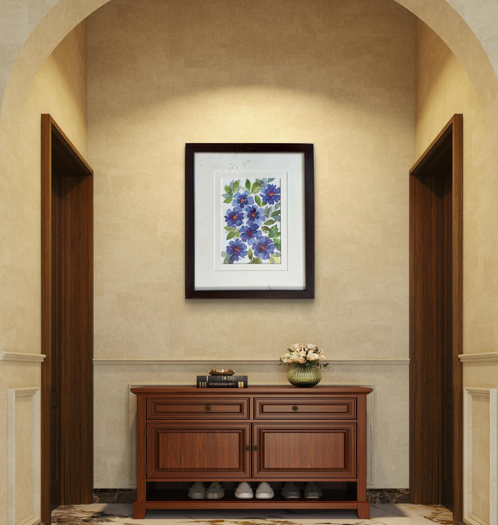 Blue Buds Blossoms II The Palace of Hues