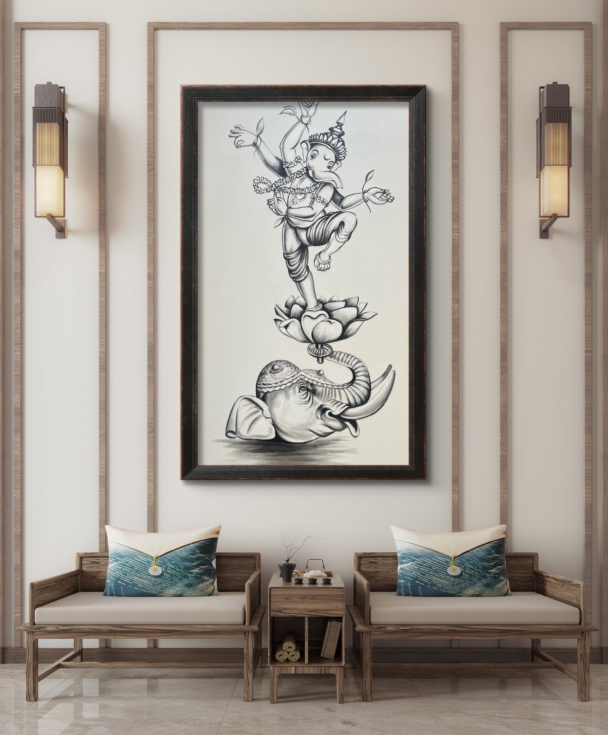 White Ganesha The Palace of Hues