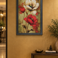 The Textured Poppies in Gold The Palace of Hues