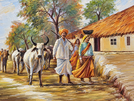 Village Life in India The Palace of Hues