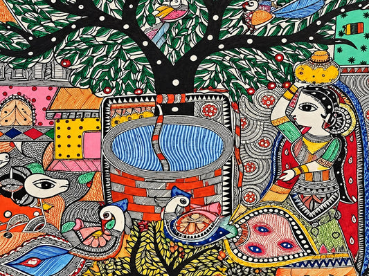 Madhubani IV The Palace of Hues