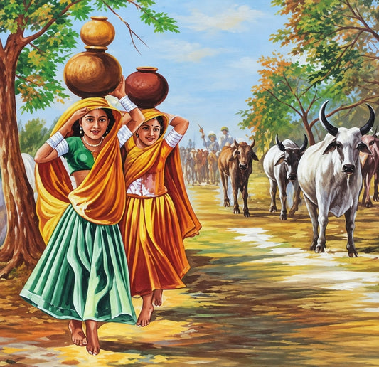 Indian Village Stories The Palace of Hues