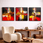 Abstract Art Set of 3 II The Palace of Hues