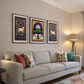 Pichwai Art Set of 3 - Midnight Blue The Palace of Hues
