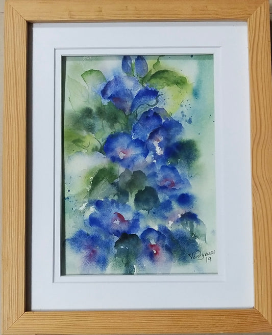 Purple blooms
