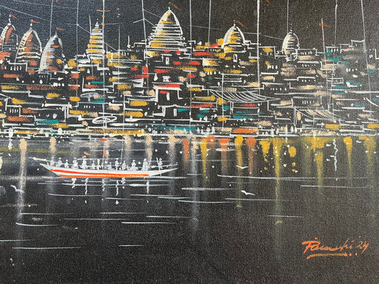 Moonlit Ghats The Palace of Hues