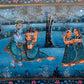 Pichwai Art - Krishna under the moon II The Palace of Hues