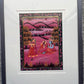 Pichwai Art - Krishna Under the Red Moon The Palace of Hues