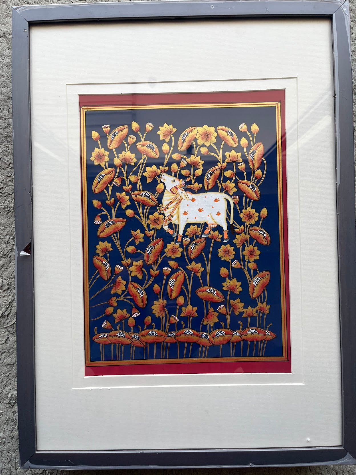 Pichwai Art Set of 3 - Midnight Blue The Palace of Hues