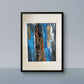 Midnight Ember - Textured Abstract Art