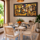 Abstract Figure Composition shown in a room setting