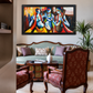 Abstract Musicians Canvas Art shown in a room setting