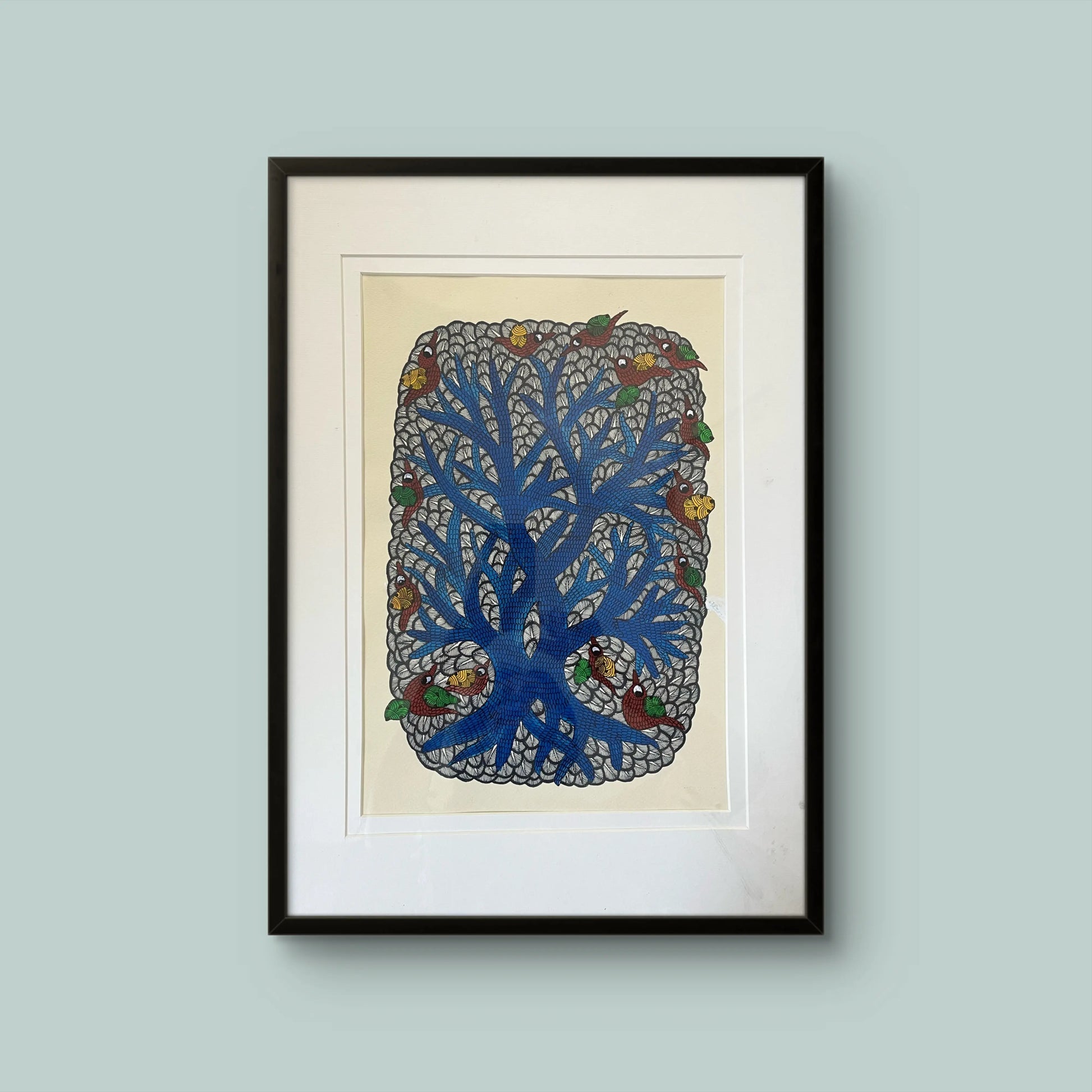 Gond Art - Tree of Giving The Palace of Hues