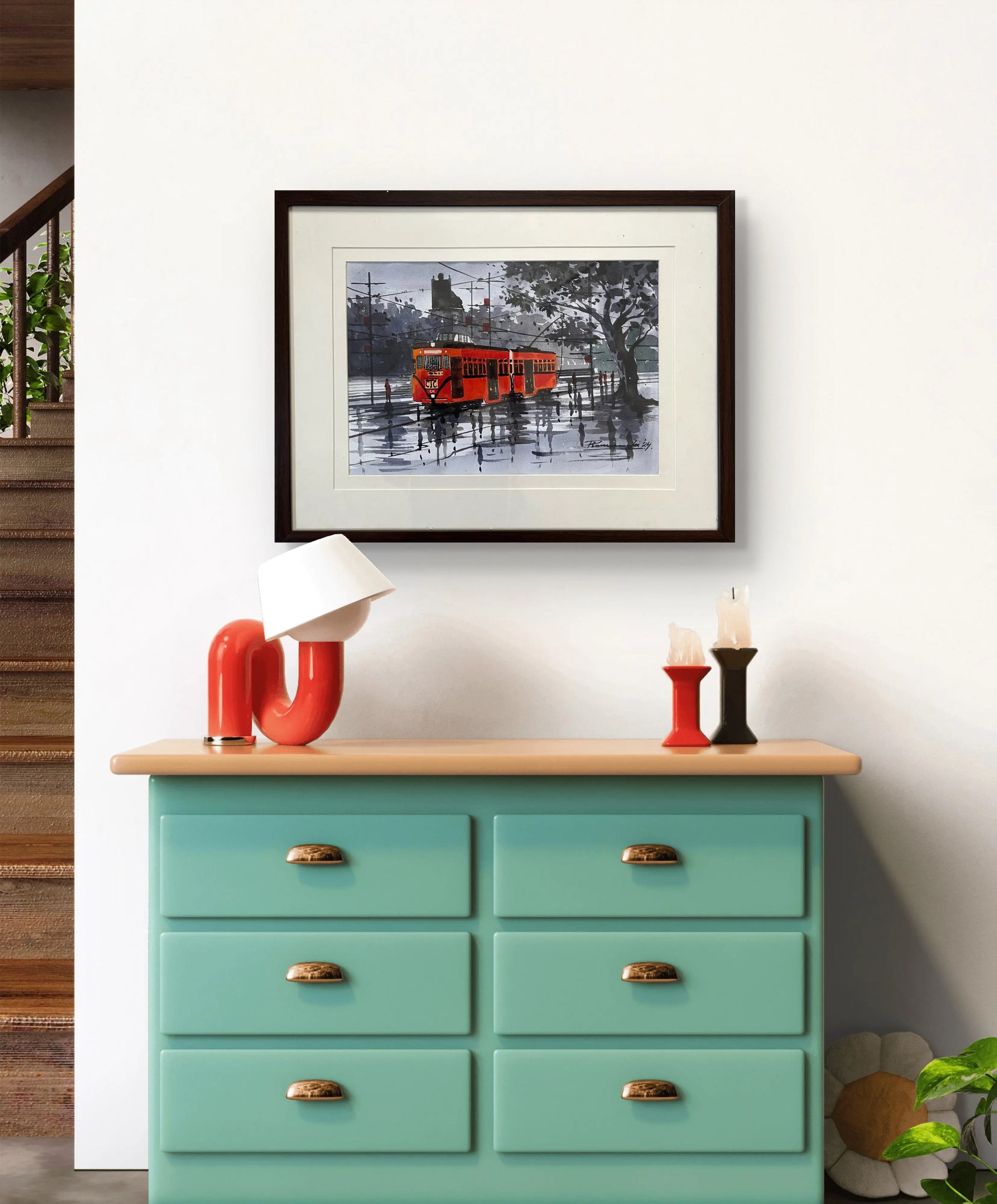 Rainy Tramlines The Palace of Hues