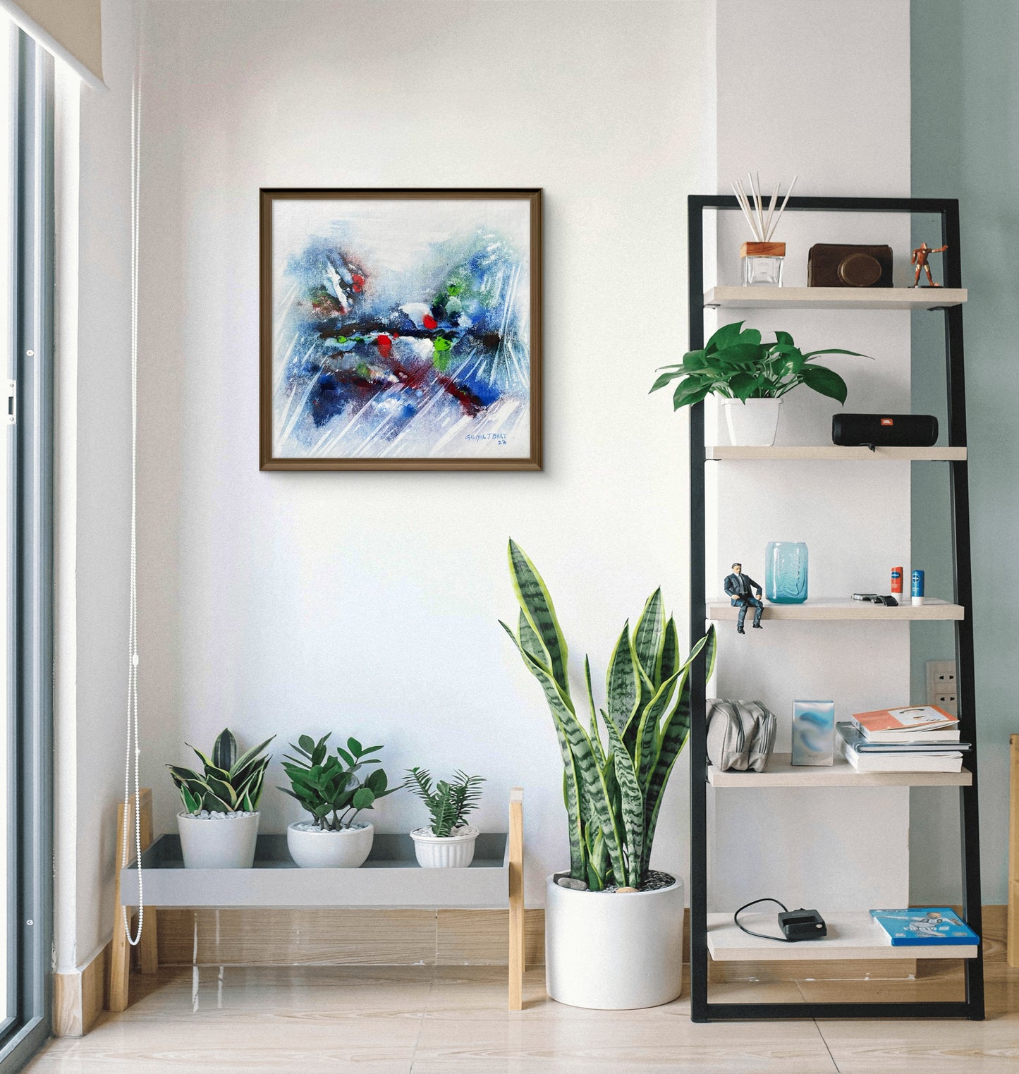 Blue Blooms X