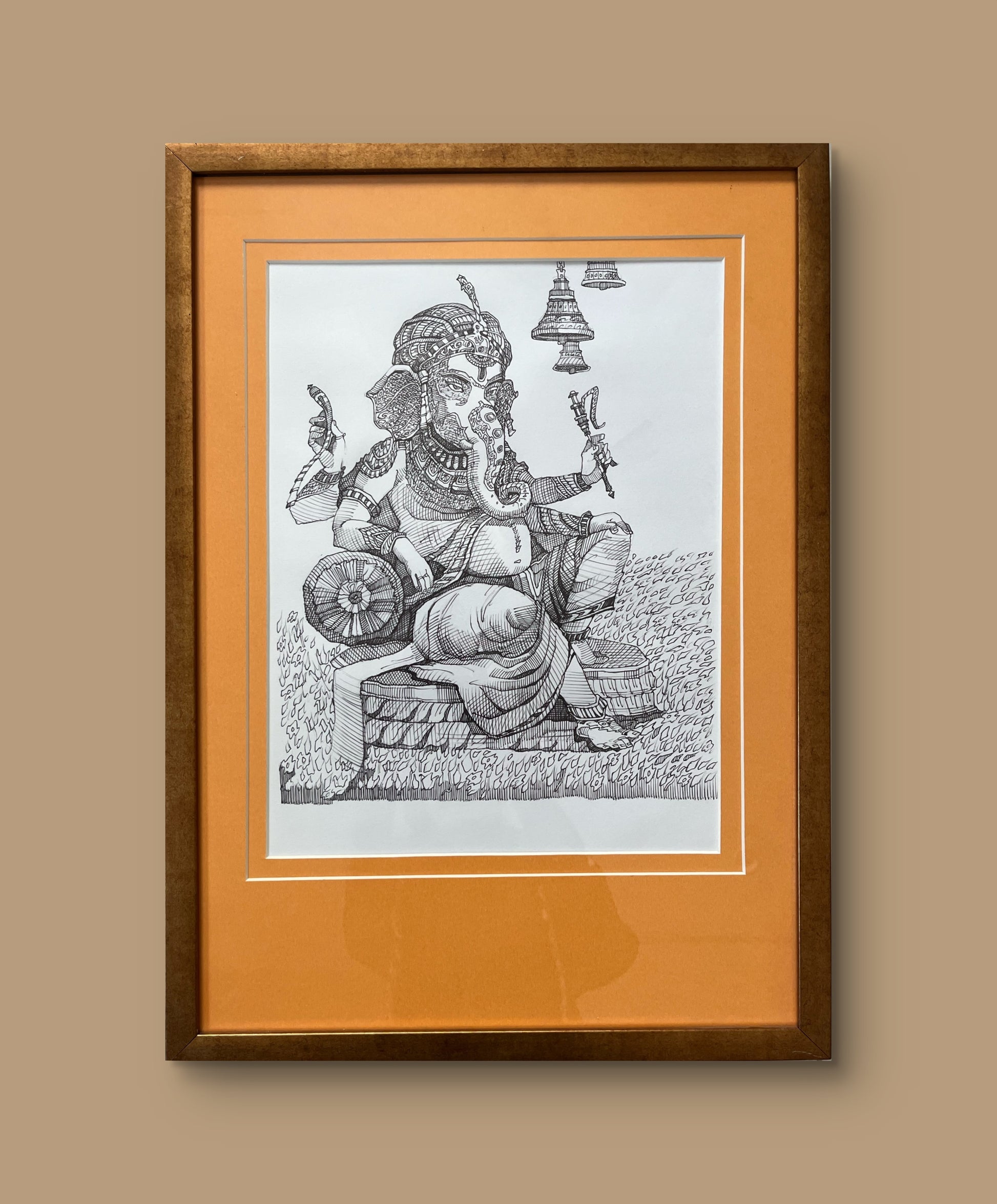 Ganesha in Lines The Palace of Hues