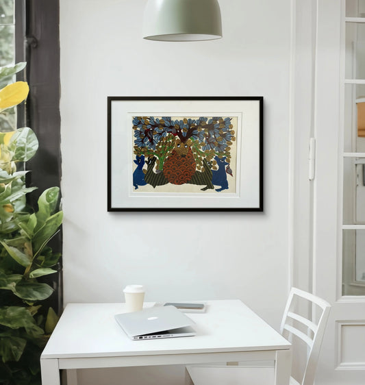 Gond Art - Guardians of Forests The Palace of Hues