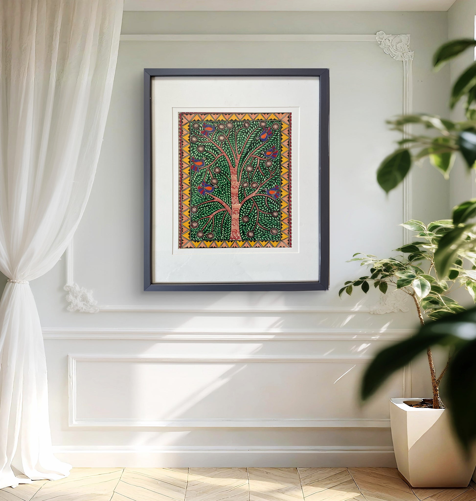 Madhubani - Tree of Abundance The Palace of Hues