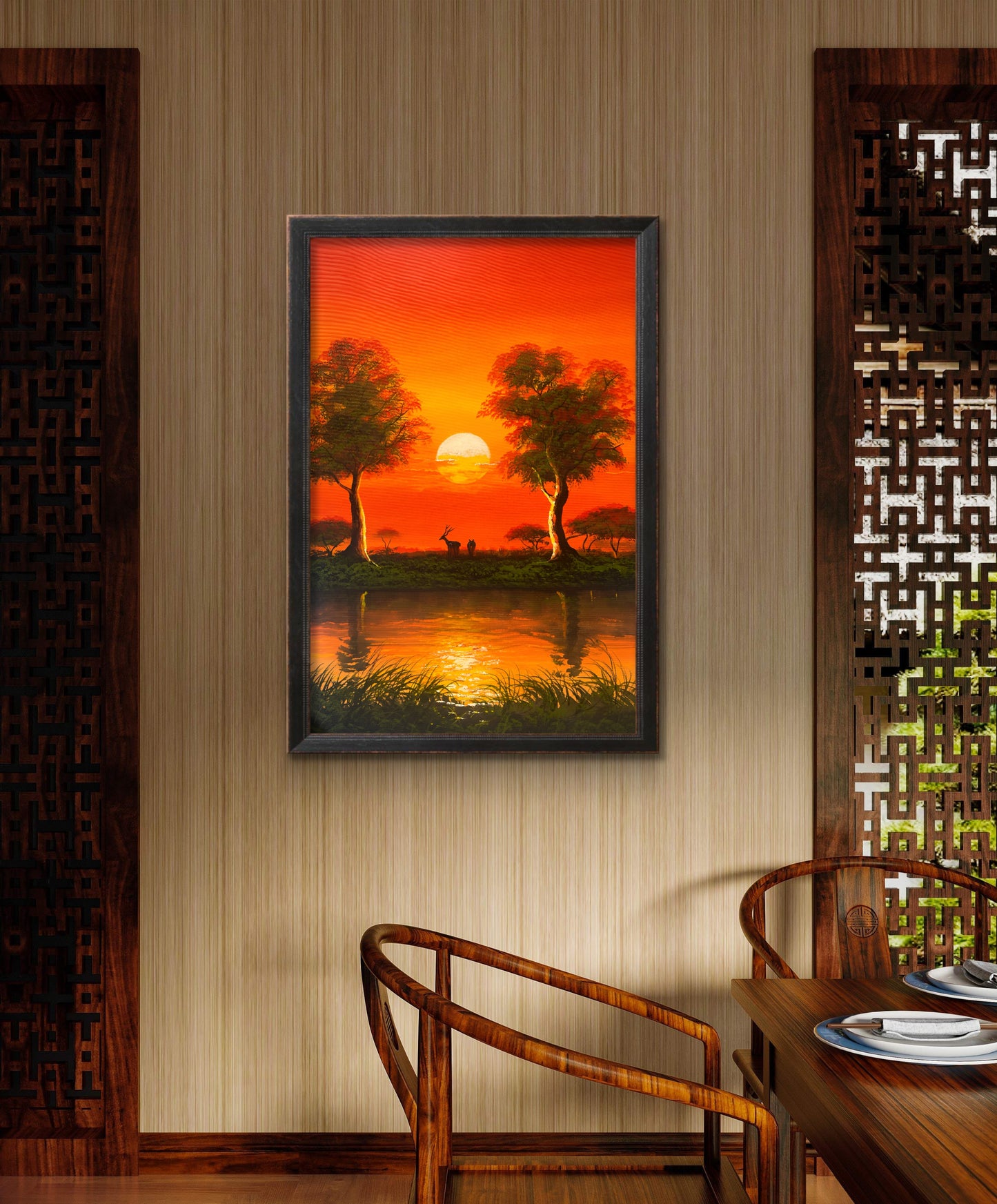 Sunset Wilderness Reflections The Palace of Hues