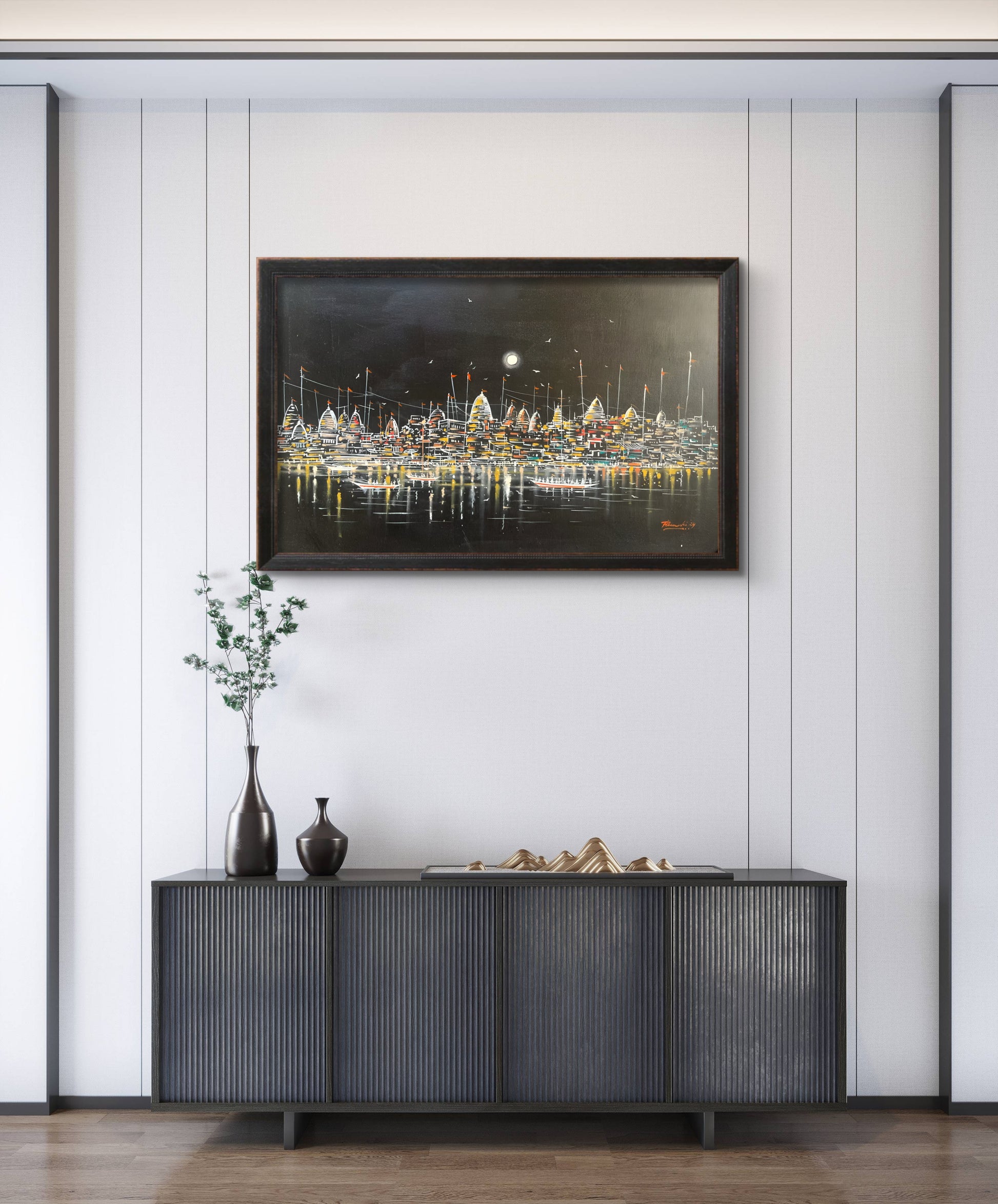 Moonlit Ghats The Palace of Hues