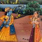 Pichwai Art - Radha-Krishna under the moon The Palace of Hues