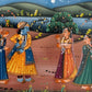 Pichwai Art - Radha-Krishna under the moon The Palace of Hues