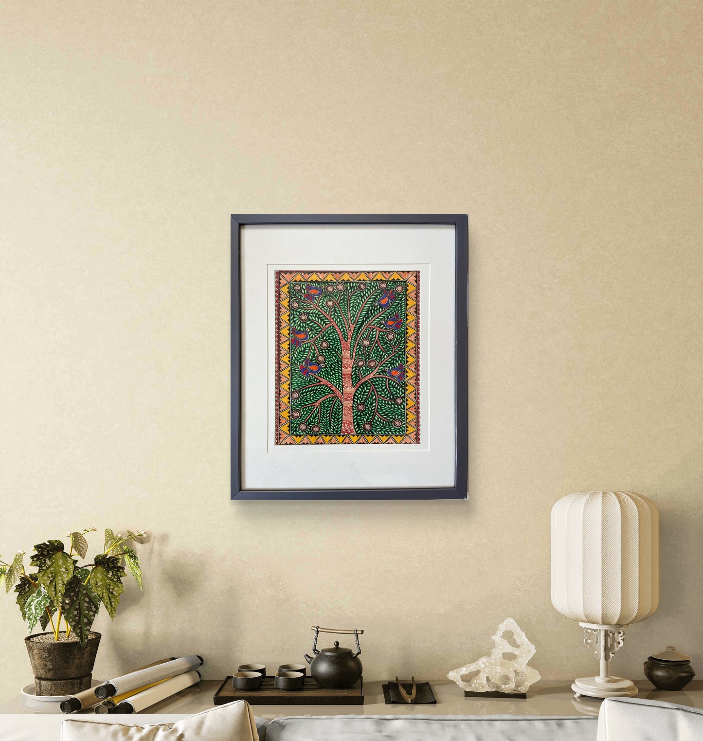 Madhubani - Tree of Abundance The Palace of Hues