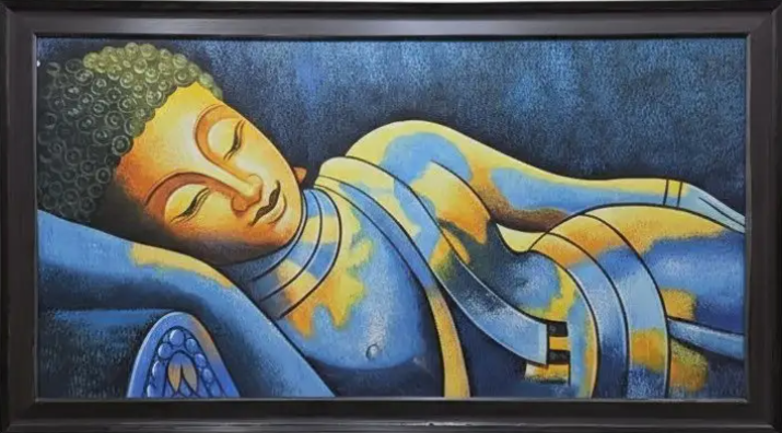 Devotional II, framed