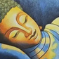 Devotional II, brushwork detail