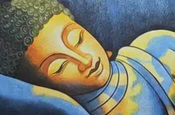 Devotional II, brushwork detail