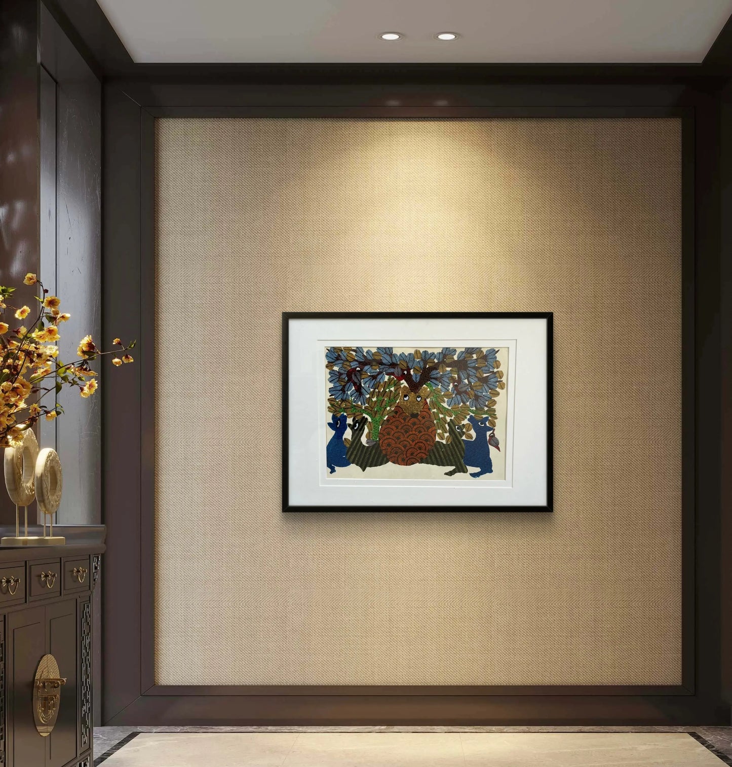 Gond Art - Guardians of Forests The Palace of Hues