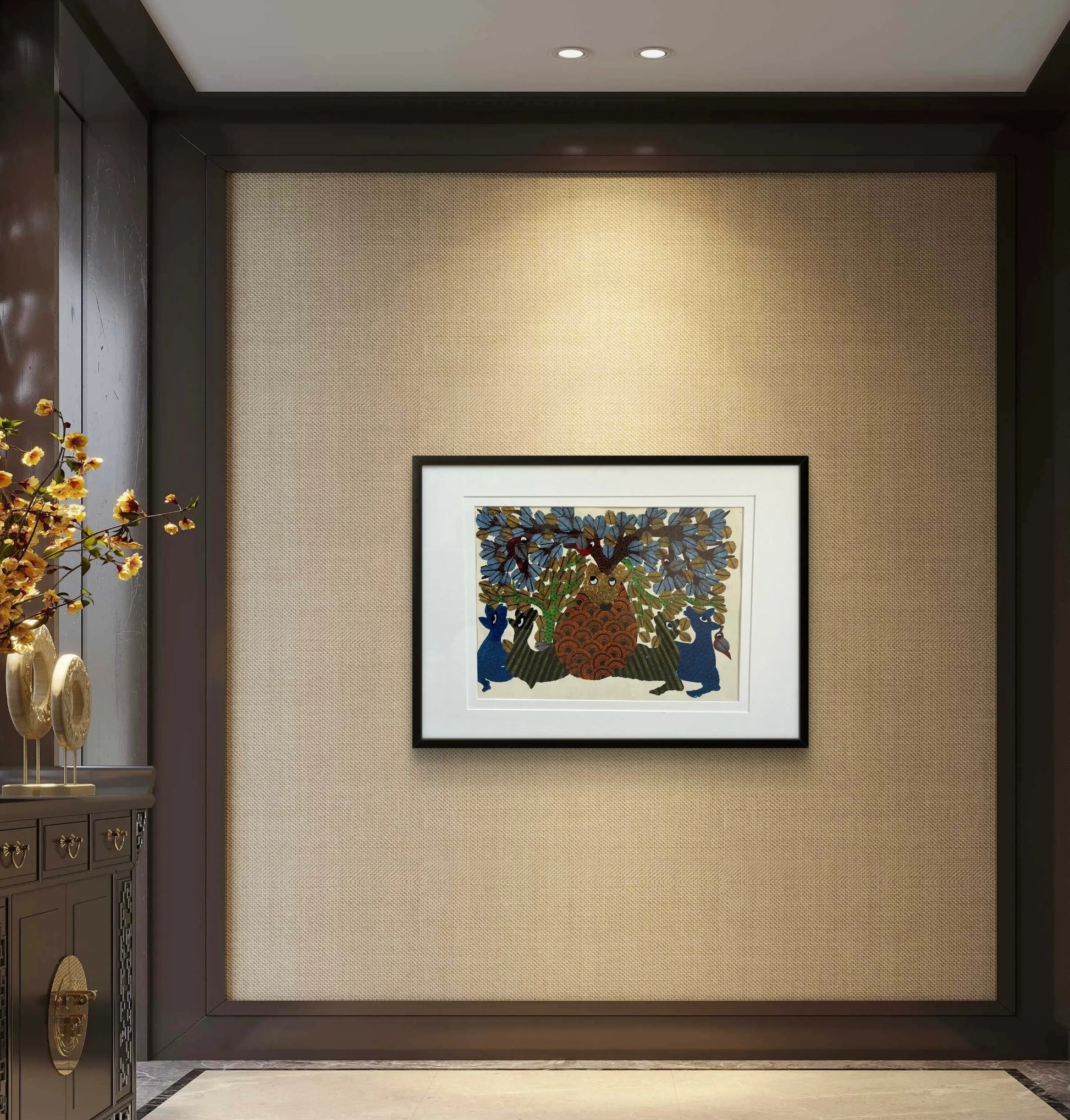 Gond Art - Guardians of Forests The Palace of Hues