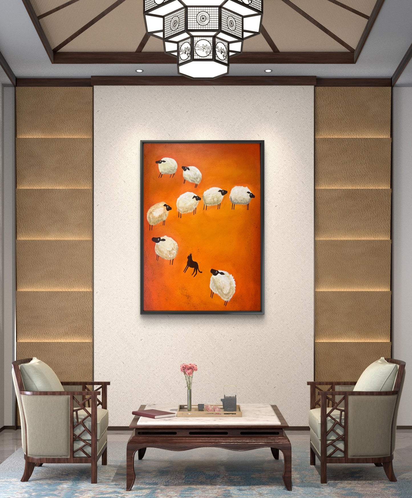 Among the sheeps The Palace of Hues