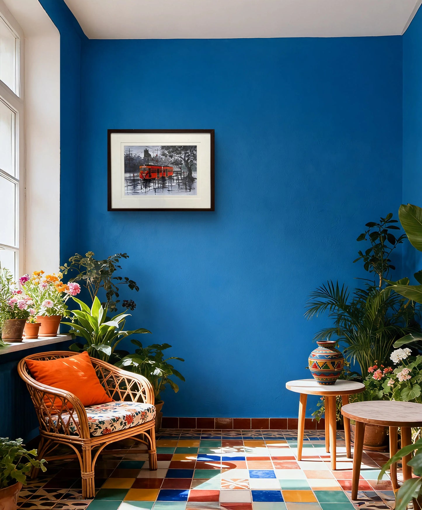 Rainy Tramlines The Palace of Hues