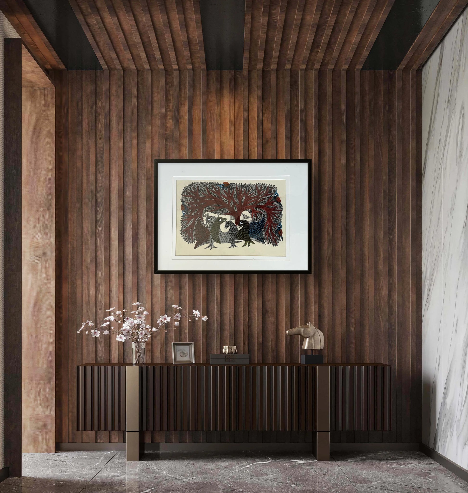 Gond Art - The Whispers The Palace of Hues