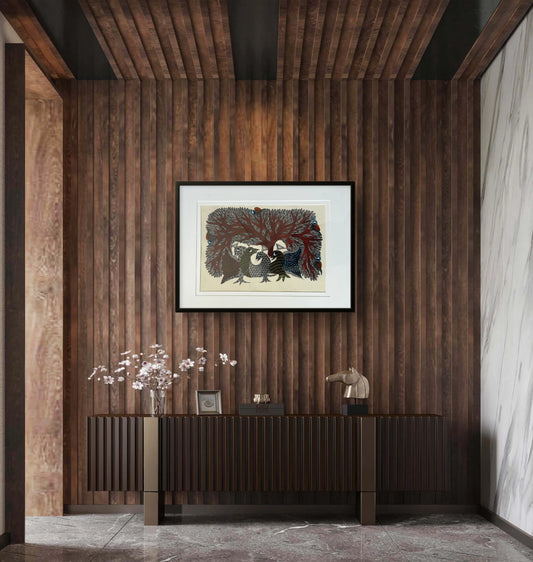 Gond Art - The Whispers The Palace of Hues