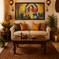 Figurative shown in a room setting